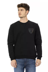 Automobili Lamborghini Black Cotton Men Sweater -   -  Automobili Lamborghini.